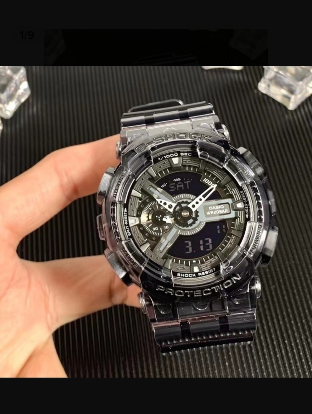 Casio Transparent Black Phantom Premium G-Shock